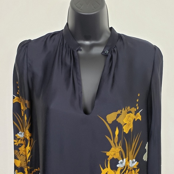 MASSIMO DUTTI floral print blouse - Picture 2 of 7